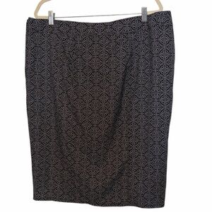 Rip Skirt Black Pearl Batik Skirt, size XXL